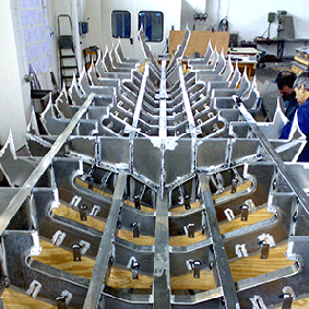 Gradnja Colnago broda faza 1
